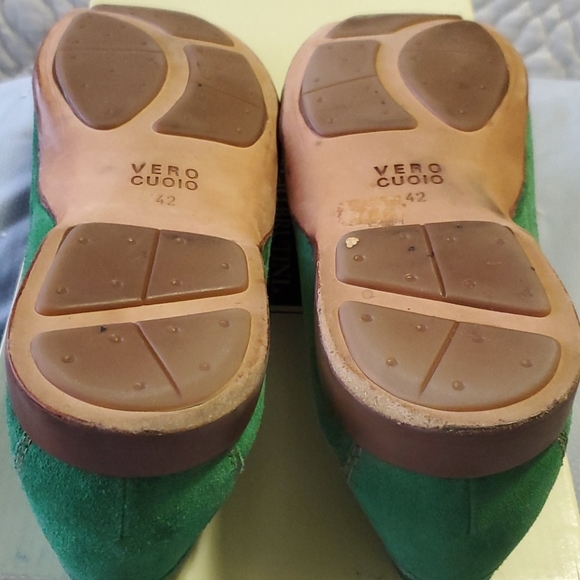 Shoes- Green Suade - Picture 4 of 5